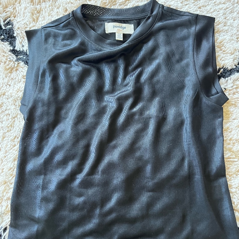 Anthropologie_ Porridge Top sleeveless :  Polyester and Spandex